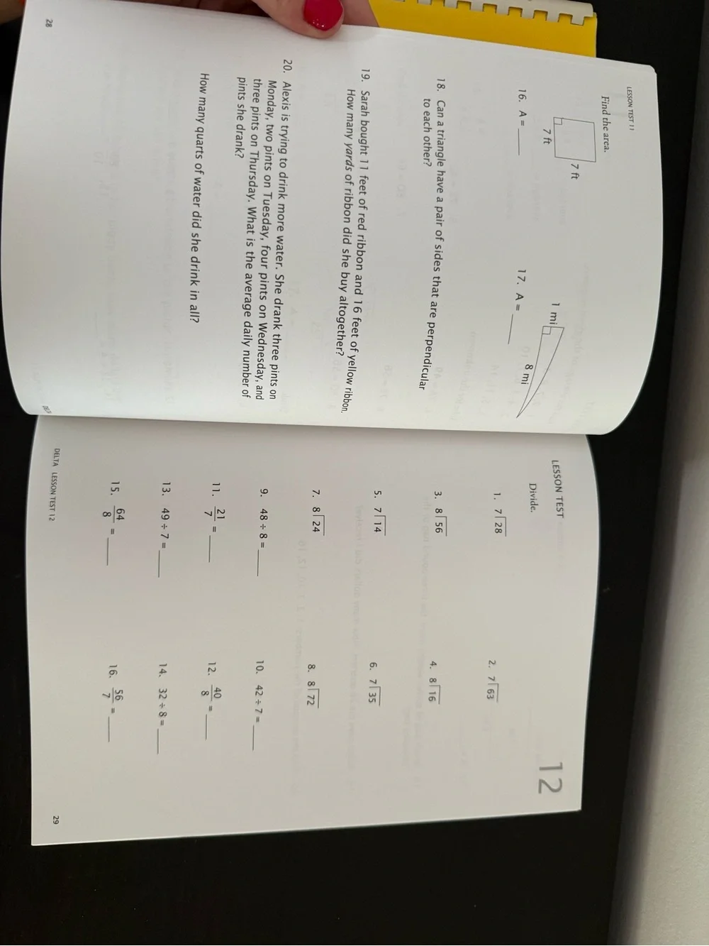 Math U See Homeschool curriculum — DELTA (division)